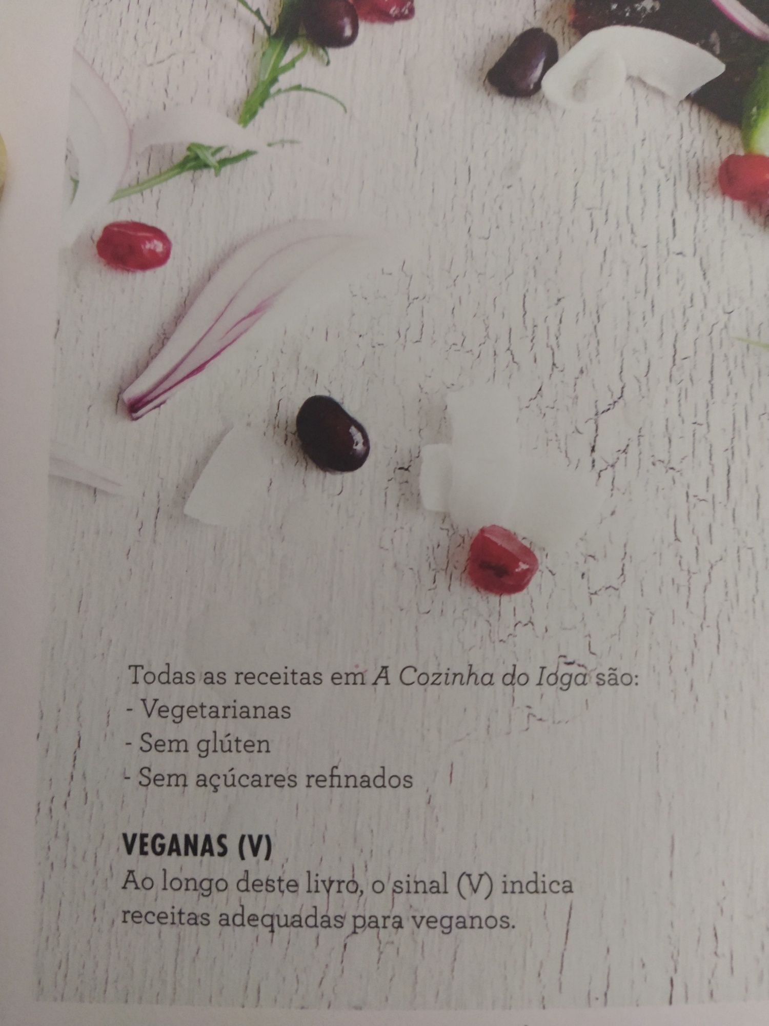 Livro de receitas vegetarianas "A Cozinha do Ioga"