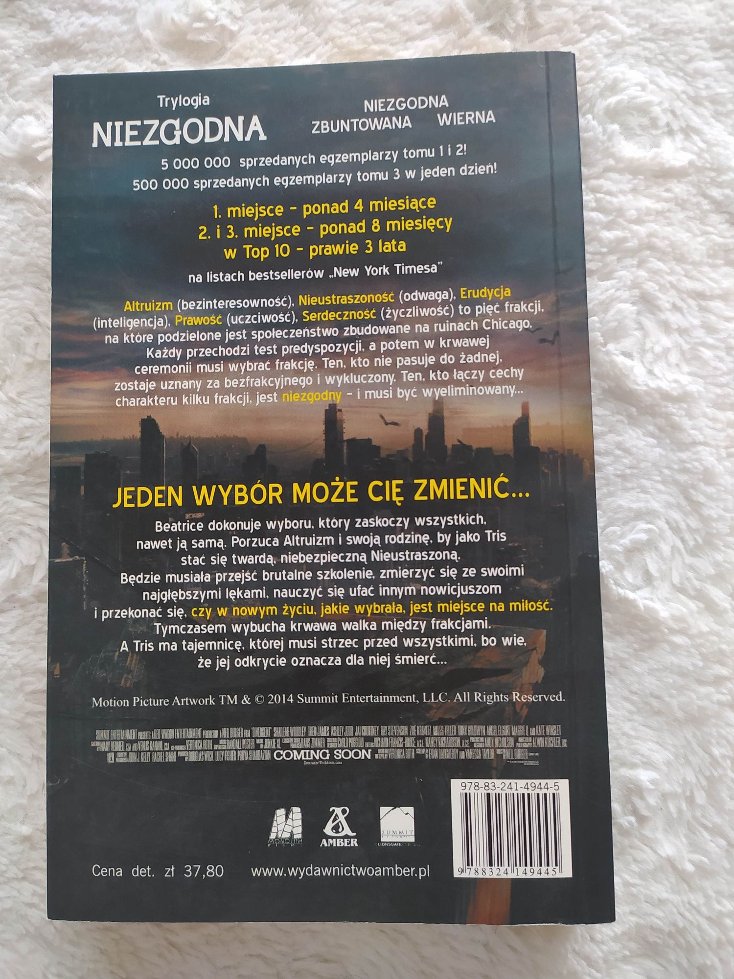 Niezgodna - Veronica Roth