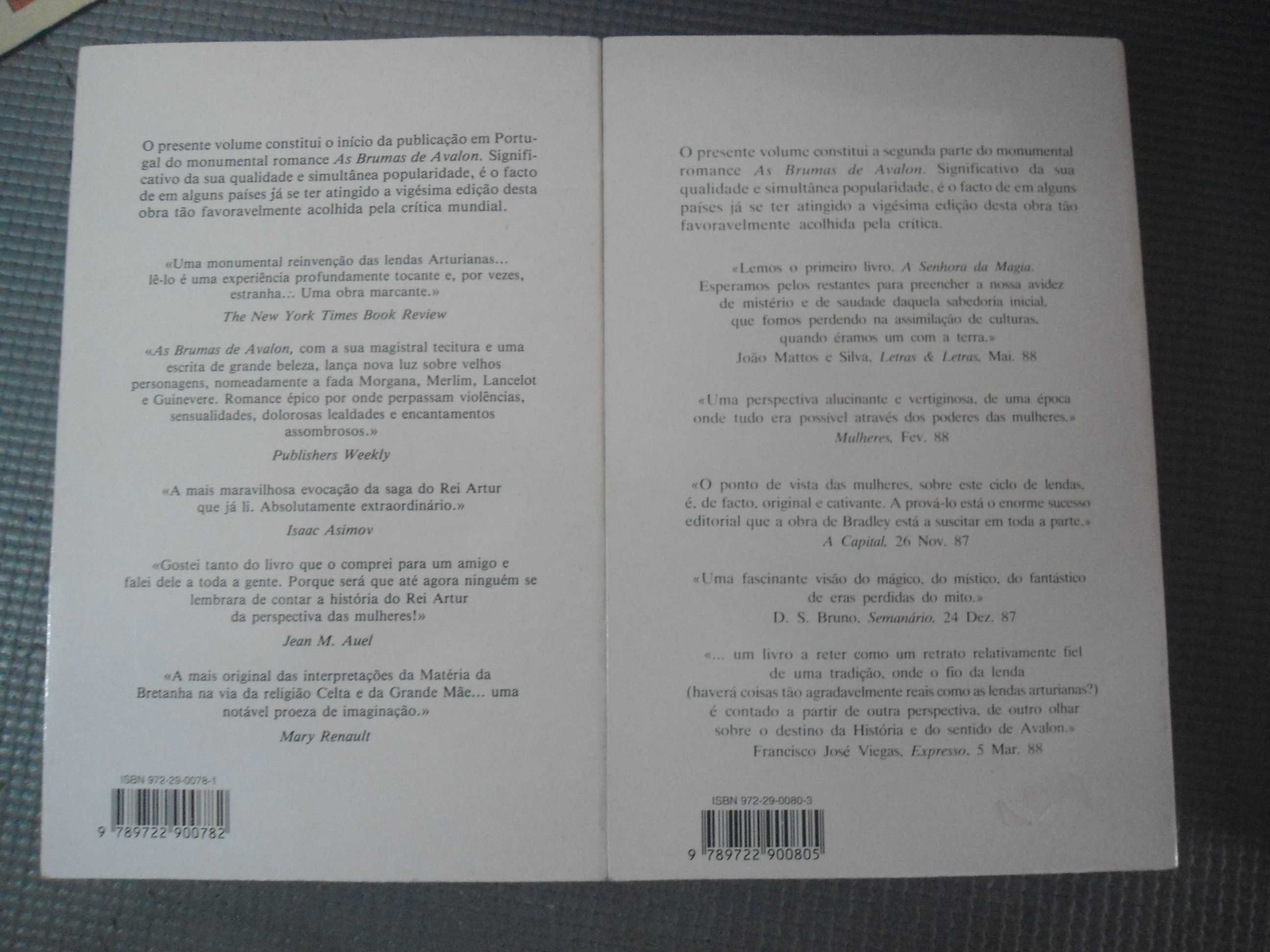 As Brumas de Avalon de Marion Zimmer Bradley