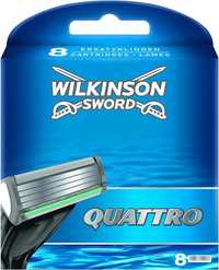 Wilkinson Sword Quattro Wymienne ostrza Wkłady 8 sztuk