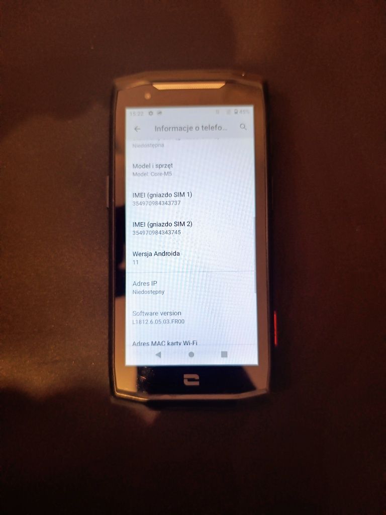 Smartfon Crosscal core-m5