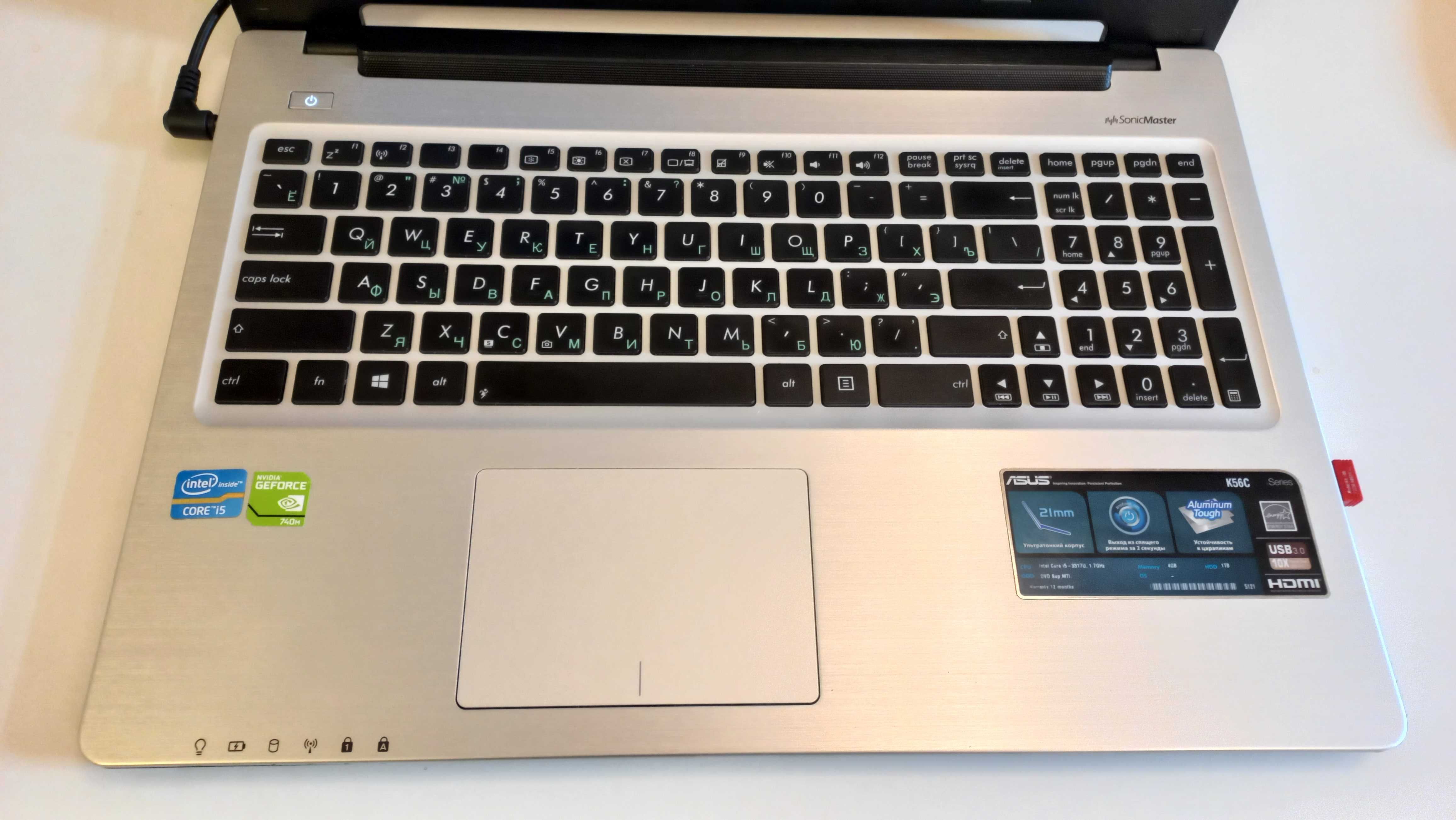 Ноутбук ультрабук ASUS K56CB