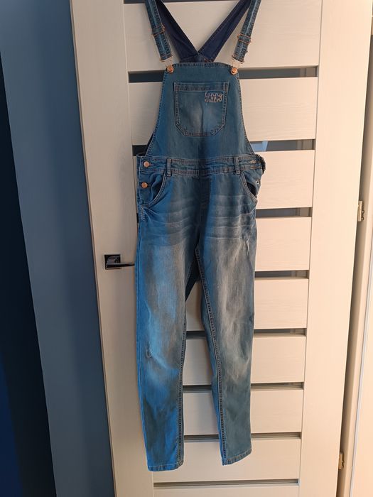 Spodnie ogrodniczki damskie