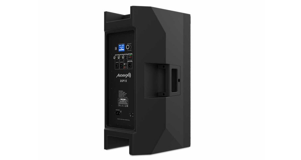 Coluna amplificada AUDIBAX DSP15, 15" 1600W, BT, nova