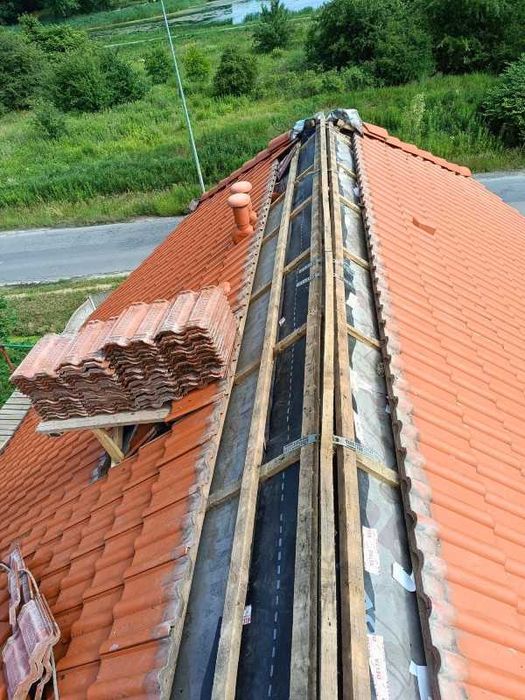 Naprawa dachów, dachówka, papa,rynny, kominy,usługi dekarskie
