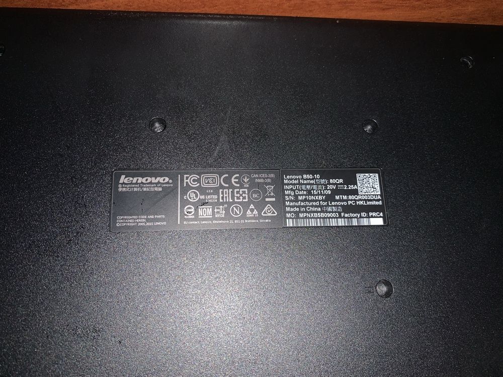 Продам ноутбук Lenovo B50-10