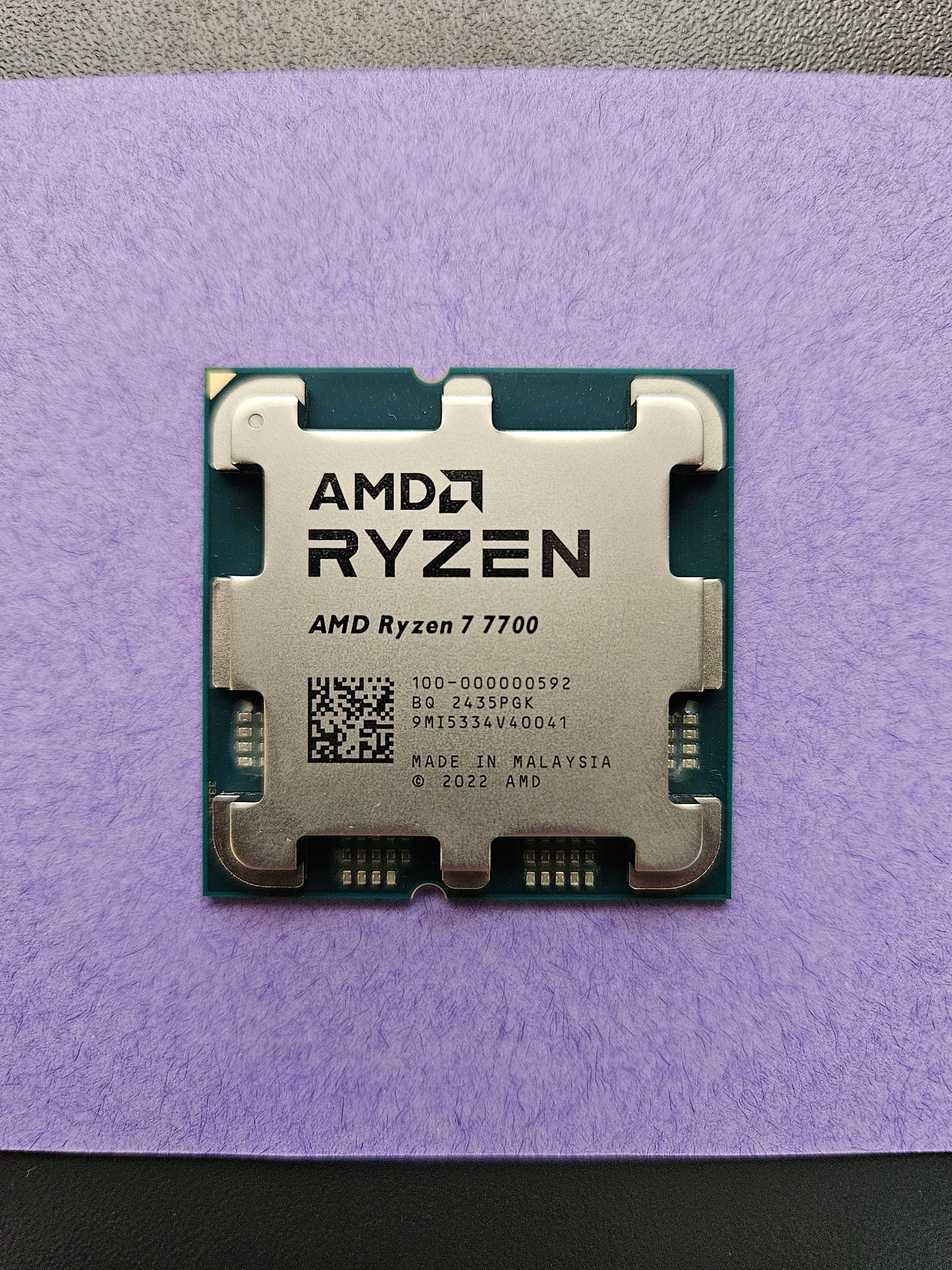 Процесор AMD Ryzen 7 7700 для сокету AM5, 8 ядер, 16 потоків, tray