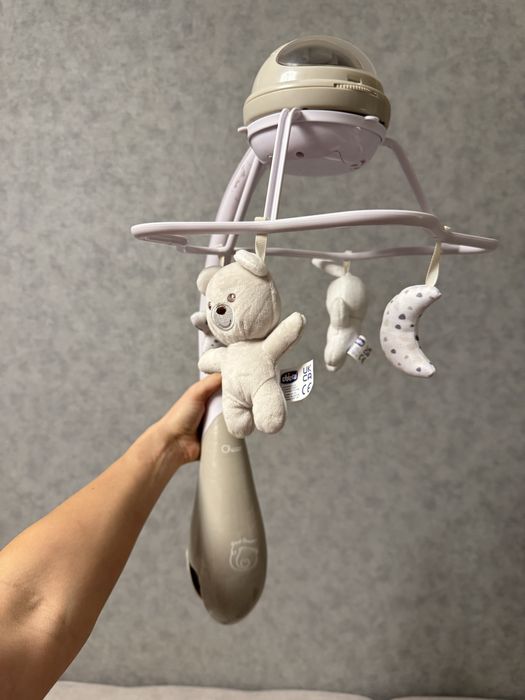 Мобіль-проектор на ліжечко 3 в 1 "Веселка"