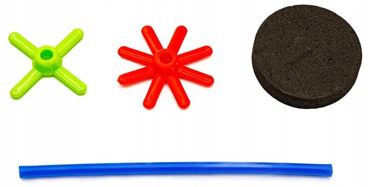 Klocki Słomki Konstrukcyjne Patyczki Rurki 1000 El