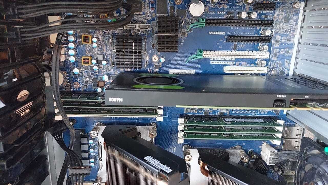 Serwer HP Z840 Workstation 2xE5-2643 v4 DDR4 192gb/2x1Tb M4000 8gb