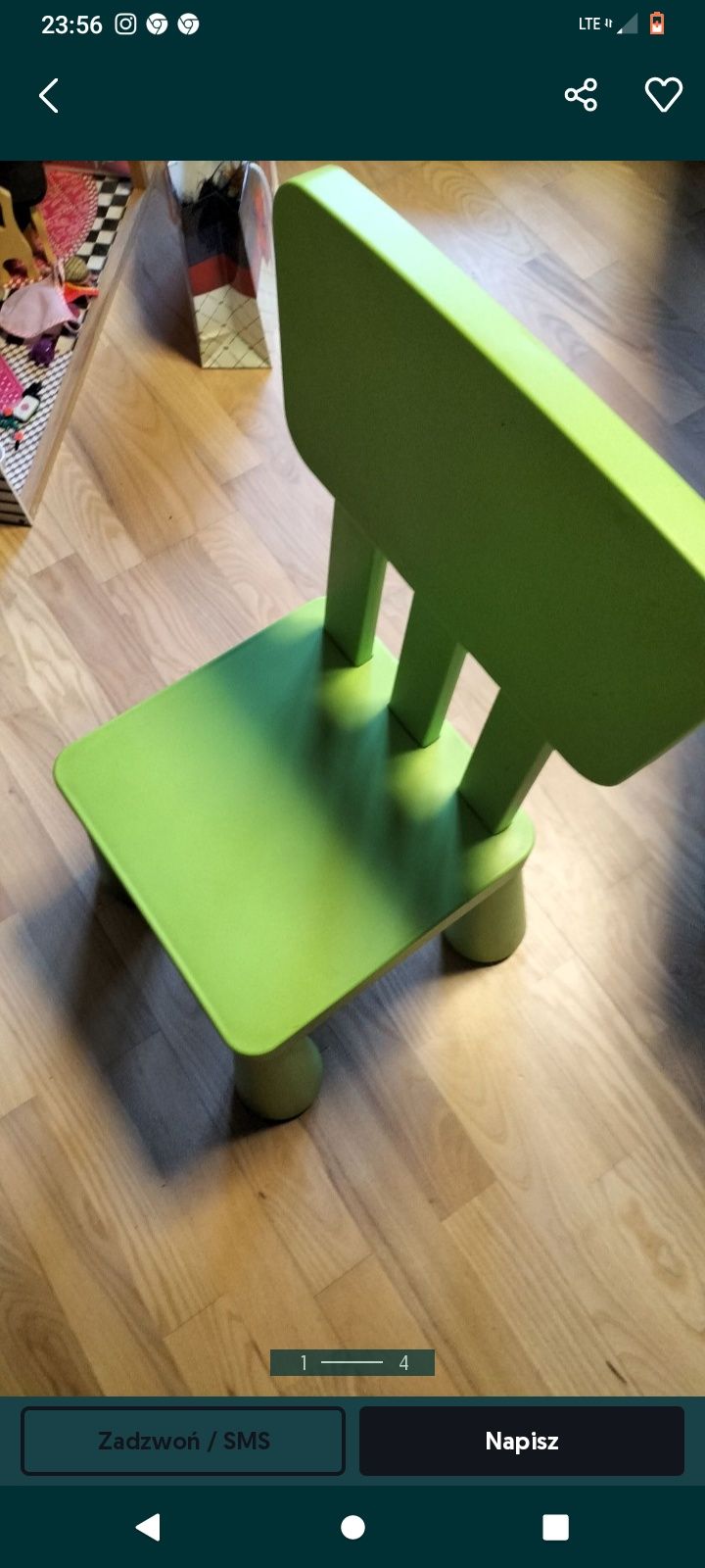 Krzesełko Mamut z Ikea