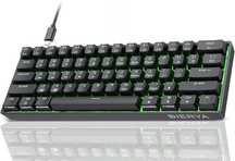 Dierya DK61se Gaming Klawiatur 60% Bezprzewodowa Bluetooth/2.4G/Type-C