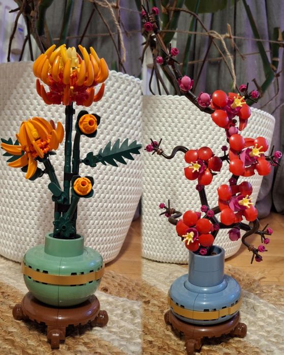 Lego zestw 2 kwiatów