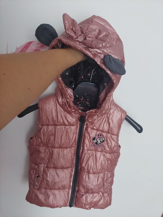 Kamizelka bezrękawnik różowy myszka Minnie Disney 3-4l 98-104 cm