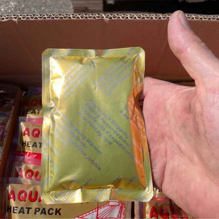 100szt HeatPack Heat Pack Aqua Pack podgrzewacz transport