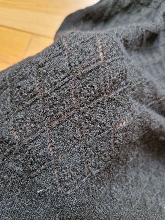 Sukienka ażurowa z golfem H&M 38