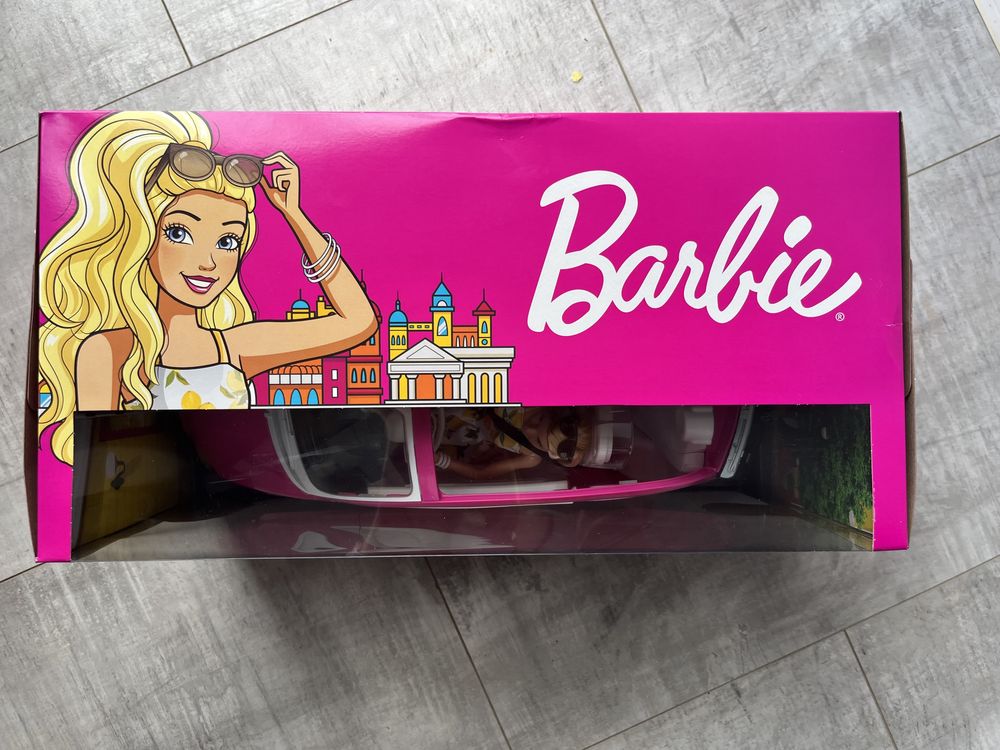 Kabriolet Barbie lalka Fiat 500