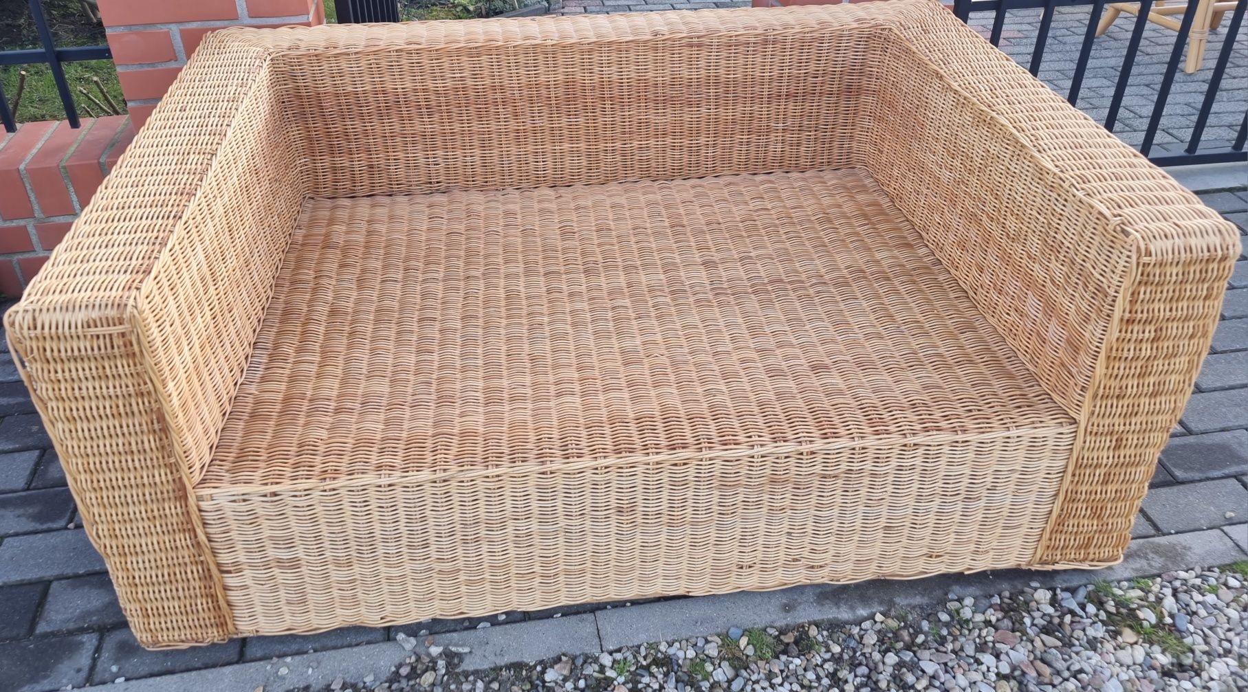 Sofa  kanapa rattan ratan wiklina