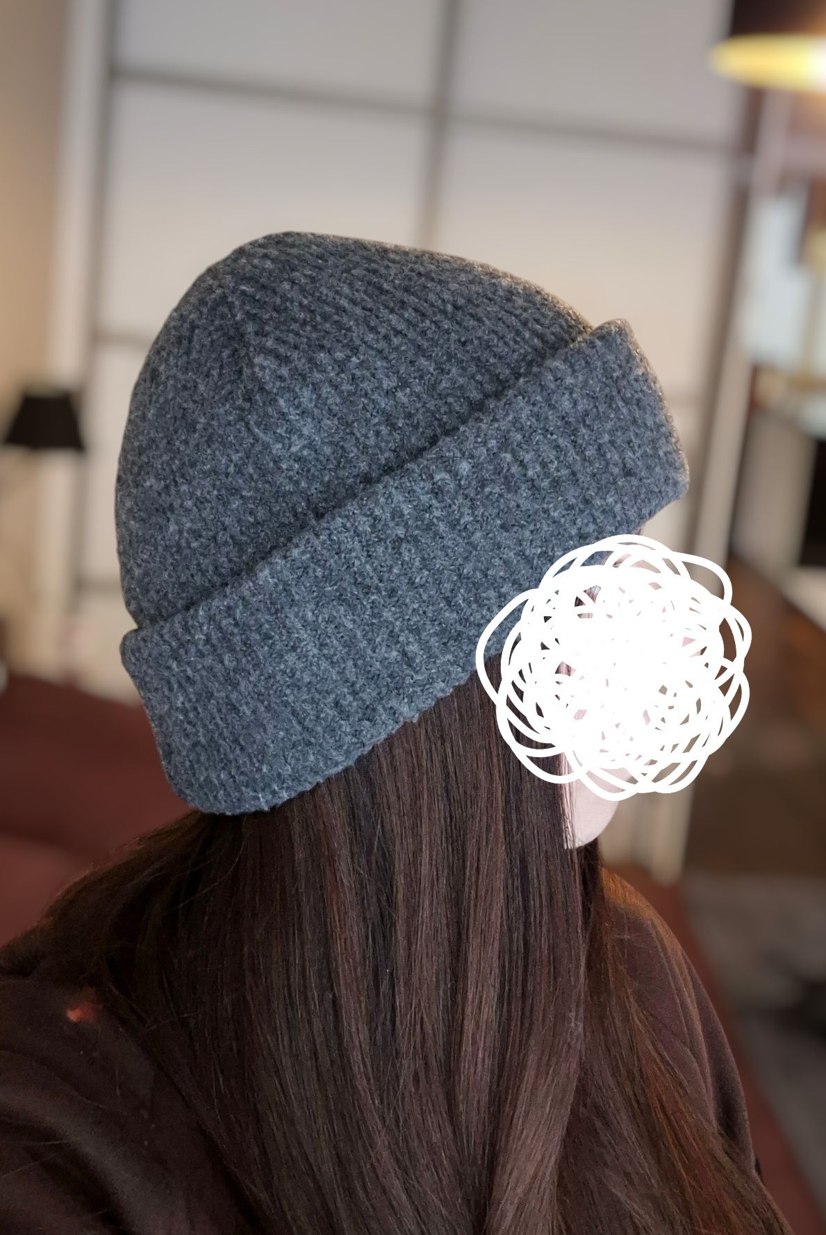 Czapka szara zimowa beanie