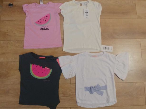 Nowe 122 Smyk C&A koszulki bluzki na lato dla dziewczynki