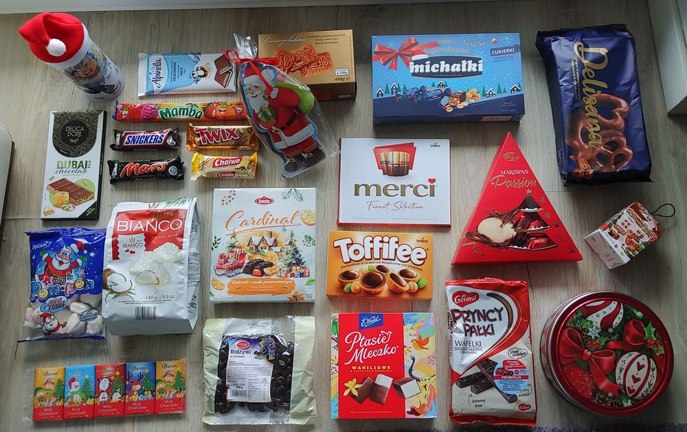 Świąteczna paczka ze słodyczami, Mikołajki