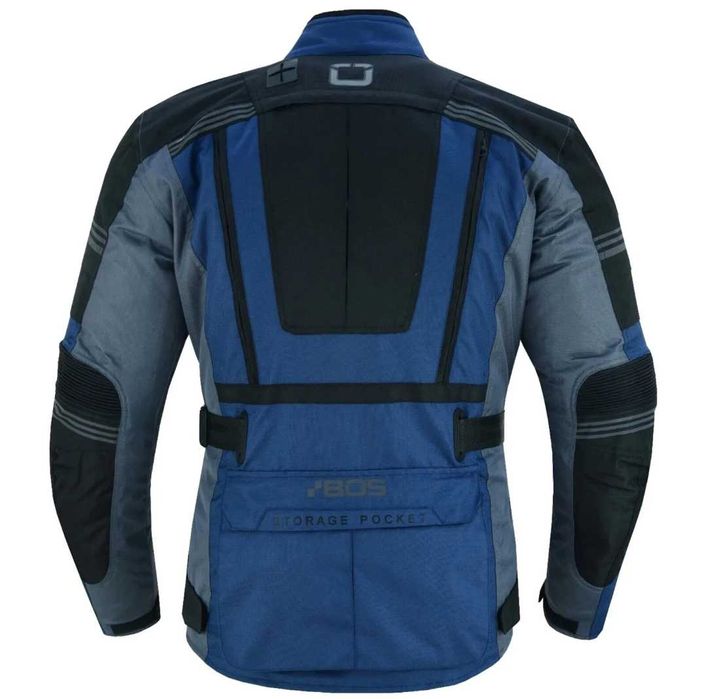 Casaco touring 3 camadas azul/preto mota scooter novo