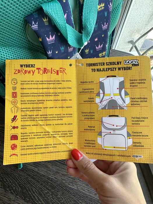 Рюкзак для дівчинки з ортопедичною спинкою