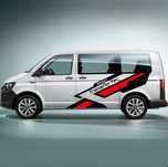 Zestaw naklejek na busa Vw t4 t5 multivan vivaro trafic ducato jumper