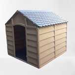 Casota Cão Pvc 71x71x68cm Castanho