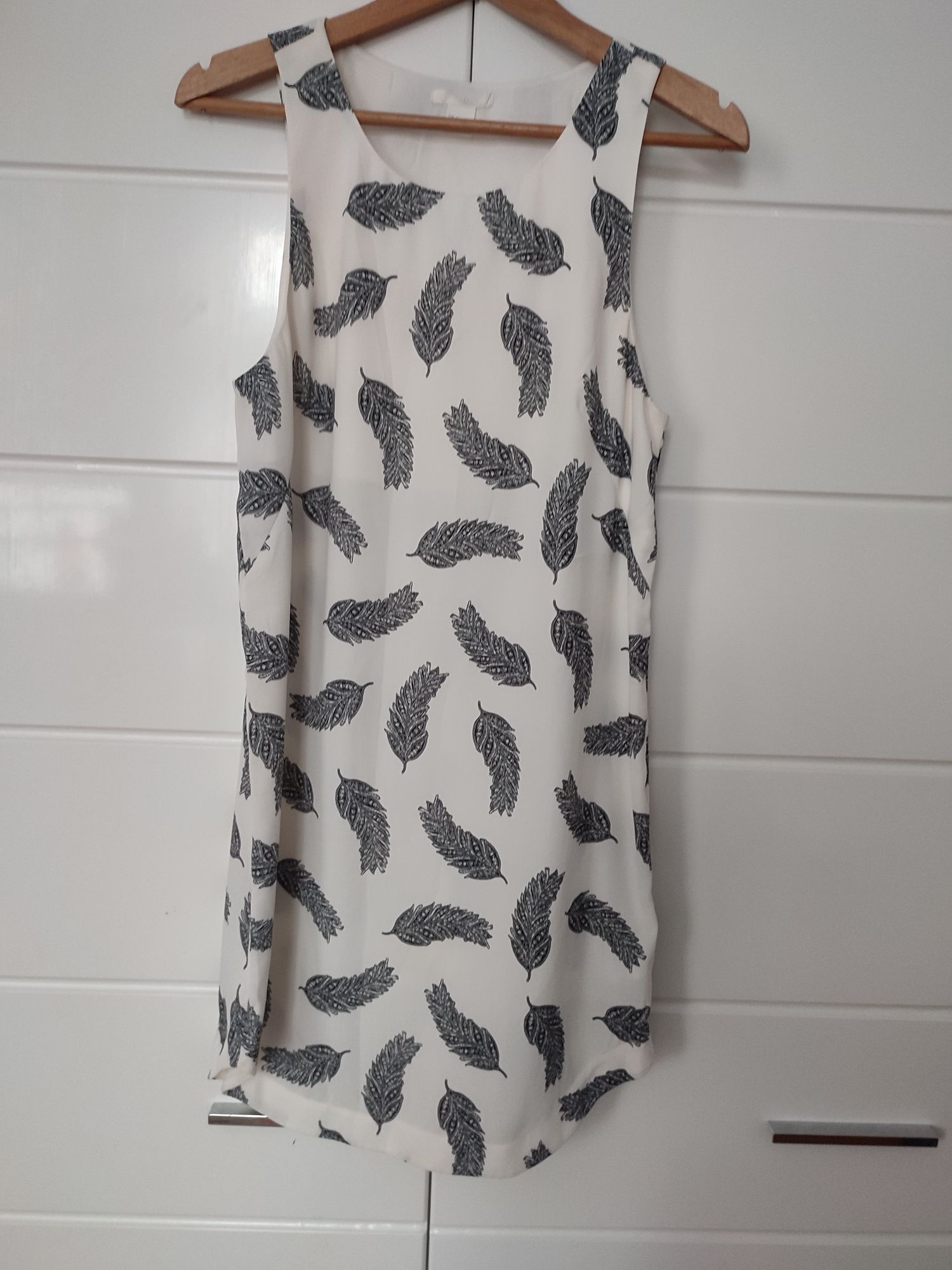 Piękna sukienka tunika w liście rozmiar 36 H&M