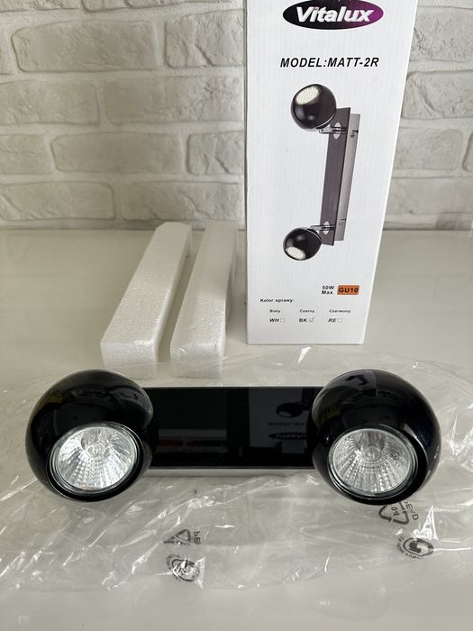 Kinkiet reflektor listwa podwójna