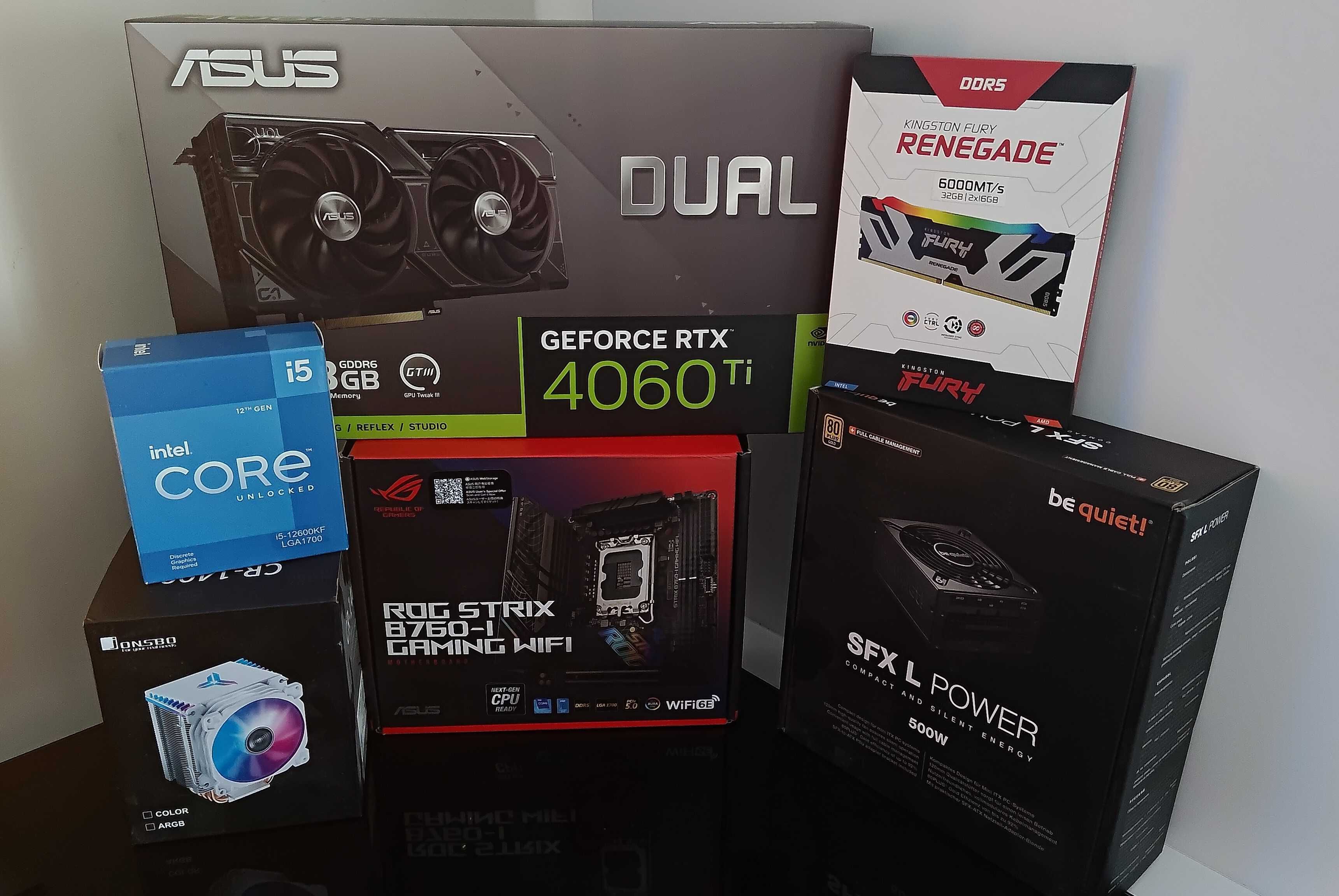 Mini Komputer Gamingowy i5-12600KF | RTX 4060 Ti | DDR5 | NVMe