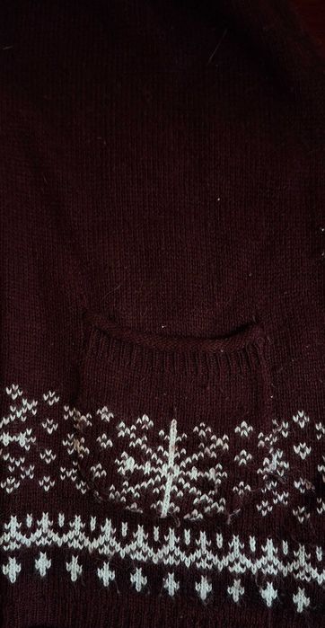 Vestido de Malha Bordeaux C&A S