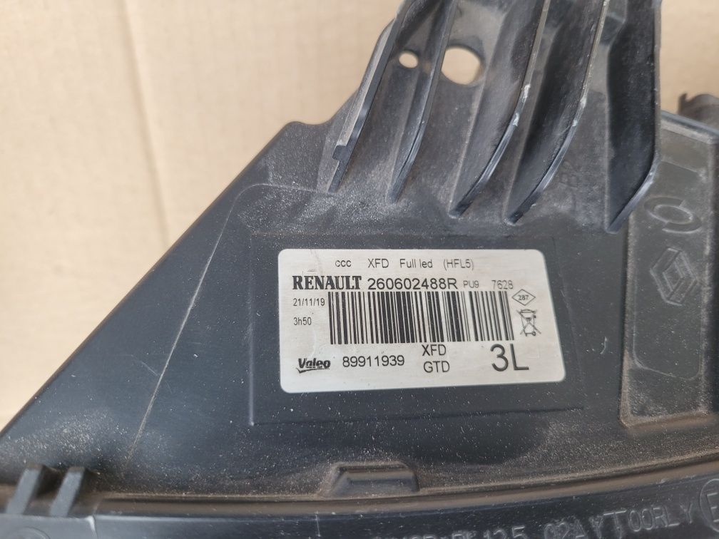 Renault talisman lampy przednie
