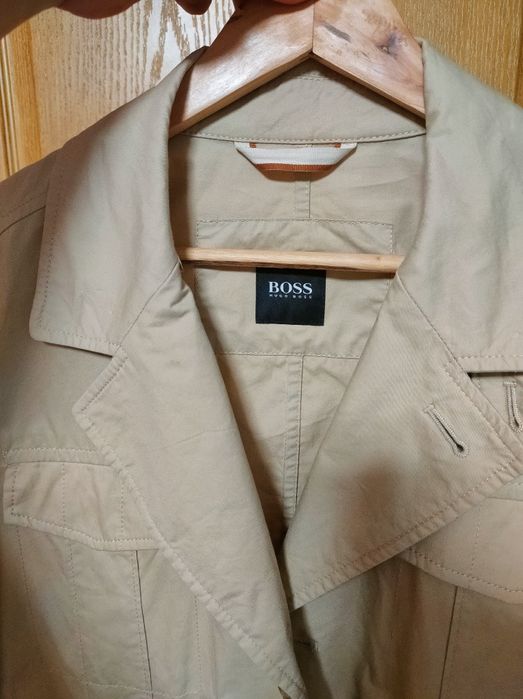 Осенний мужской плащ Hugo BOSS