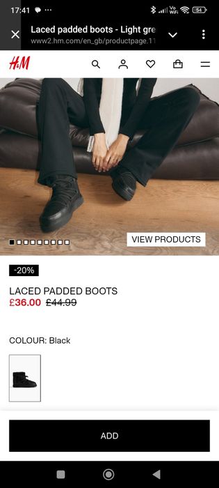 Теплі Черевики луноходи H&M розмір 39-40