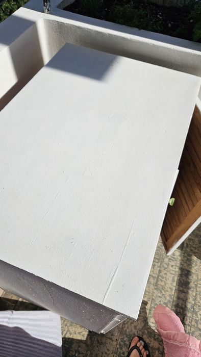 Szafka tarasowa biala