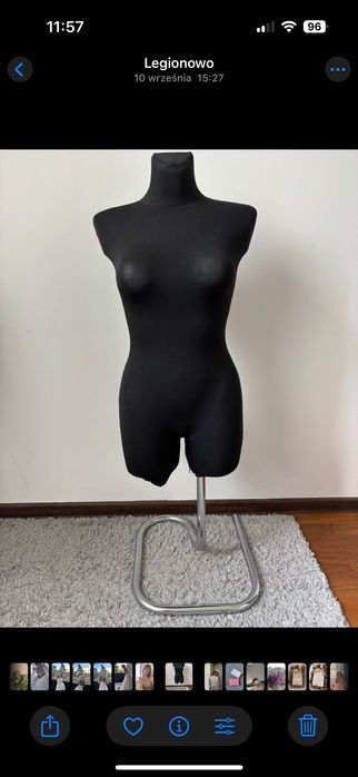 Manekin do sukni i innych ubrań