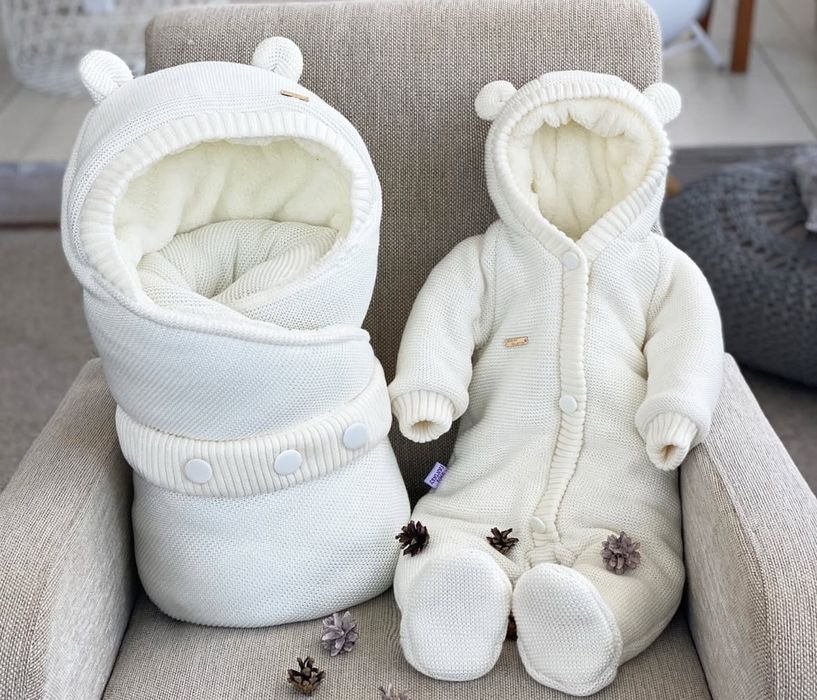 Комплект Теді. Комбінезон+шапка+ковдра-конверт. Вдягали один раз