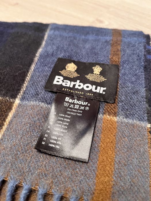 Шерстяной шарф barbour