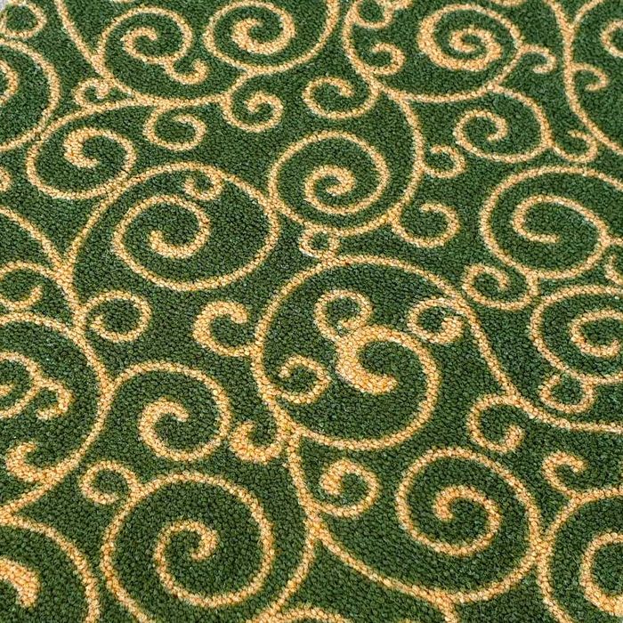 Wykładzina dywanowa zielona obiektowa Vienna do hotelu restauracji