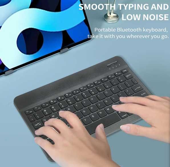 Klawiatura bezprzewodowa bluetooth - DUŻA - NOWA - 5szt