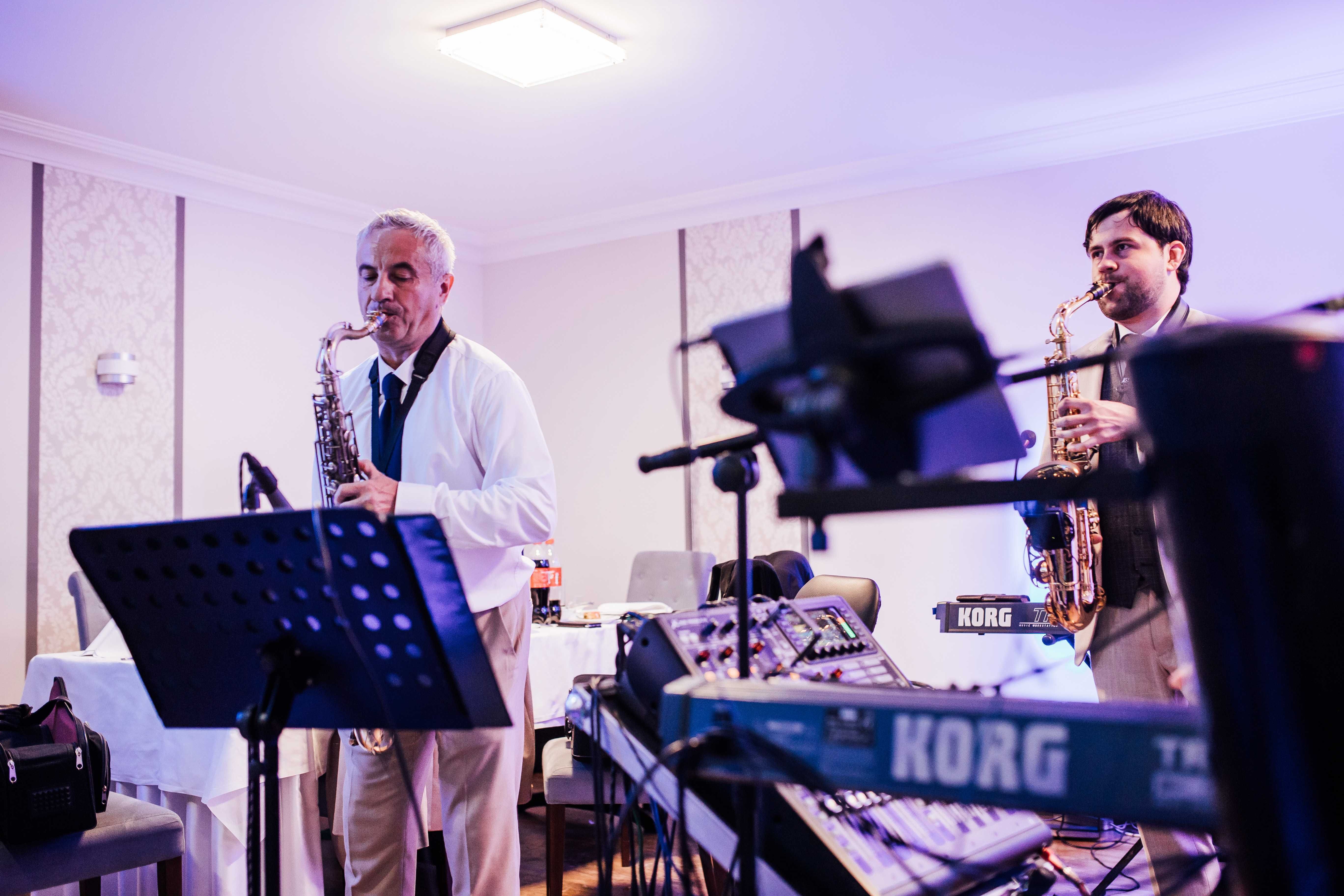 Marsze ślub urodziny muzyka duet saksofonów