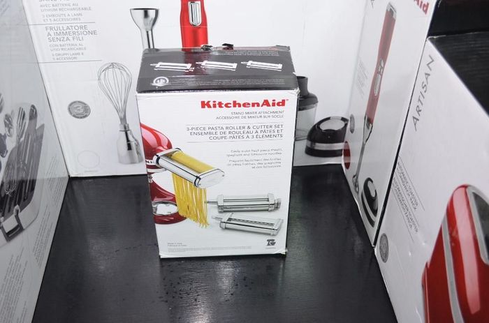 KitchenAid 5KSMPRA тестораскатка и ножи роликовые фетучини спагетти