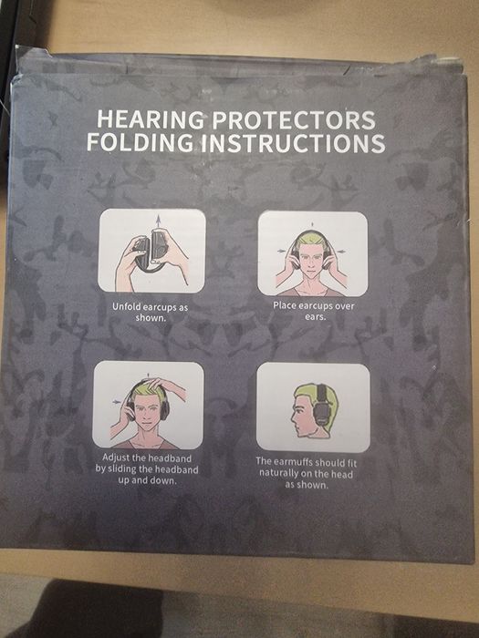 Nauszniki przeciwhałasowe strzeleckie PROHEAR EM016 OC