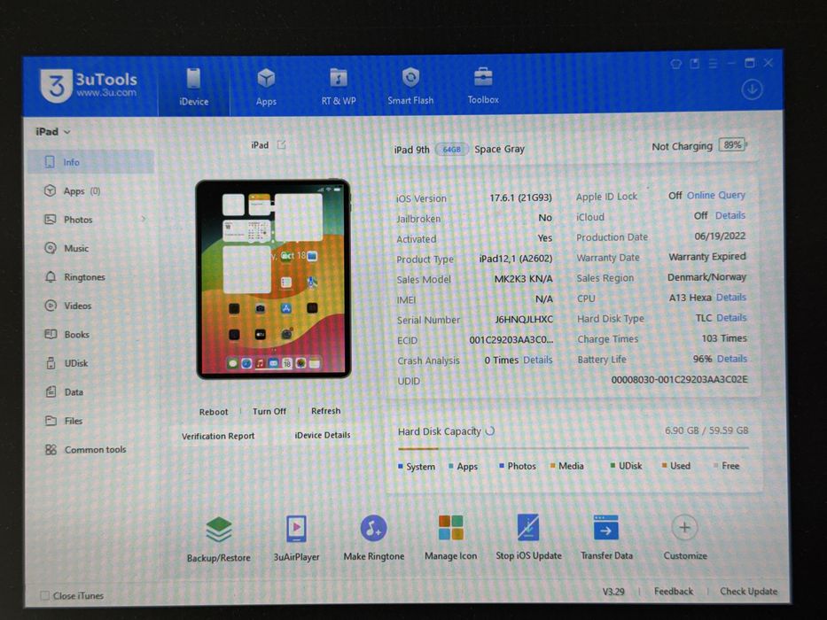 iPad 9. gen. (A2602) - 64GB - faktura VAT 23%