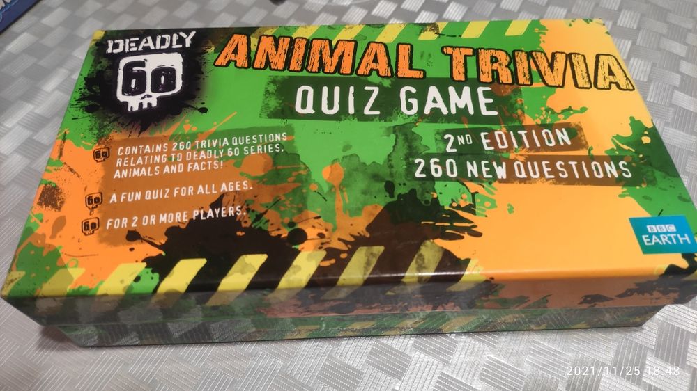 ANIMAL TRIVIA quiz game Ciekawostki o zwierzętach 2 edycja