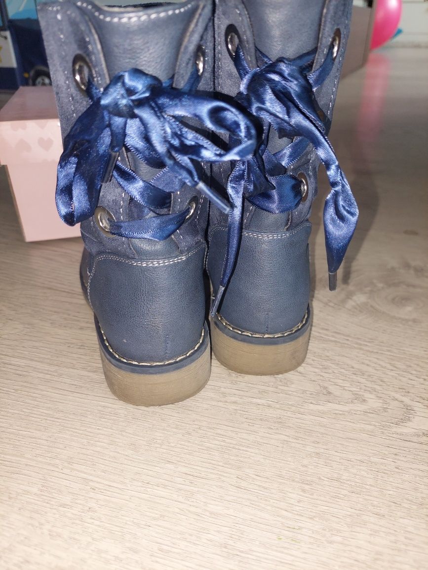 Buty zimowe dla dziewczynki CCC Nelli Blue r.33