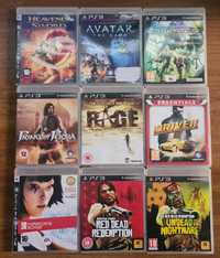 Lost,Red Dead Redemption,Heavenly Sword,Rage,Mirror's Edge PS3