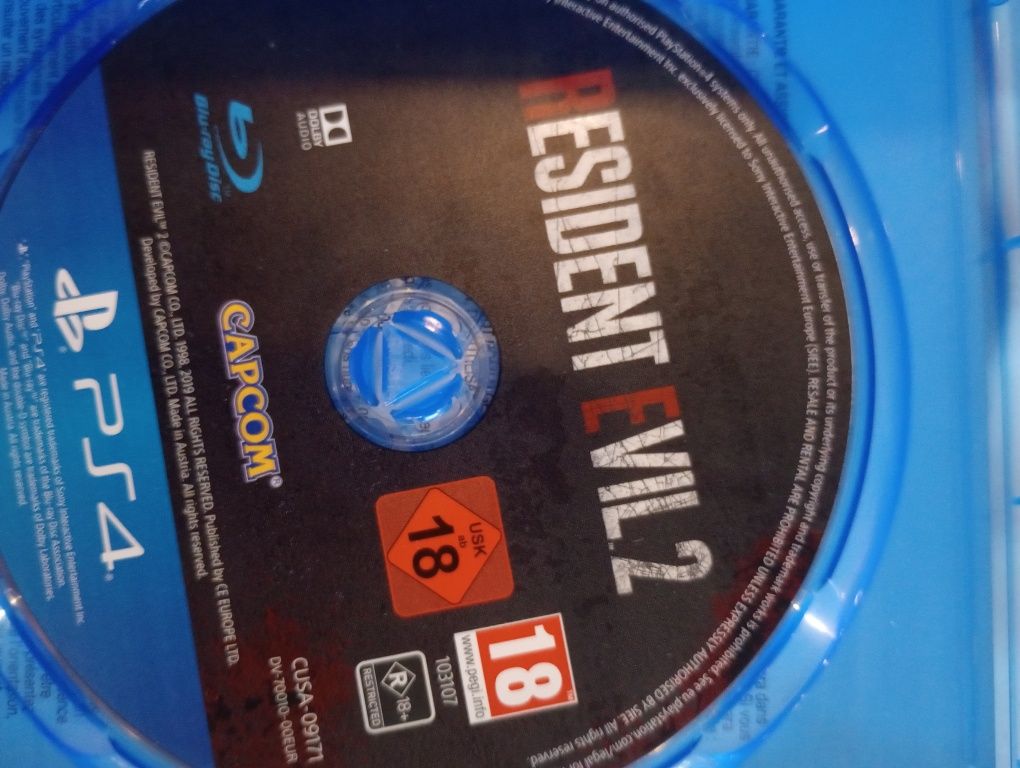 PS4 Resident Evil 2 PlayStation 4